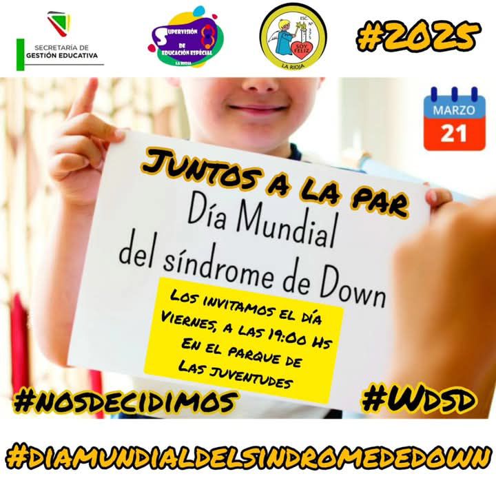 Uniendo fuerzas por la inclusión: 21 de Marzo Día Mundial del Síndrome de Down 2023