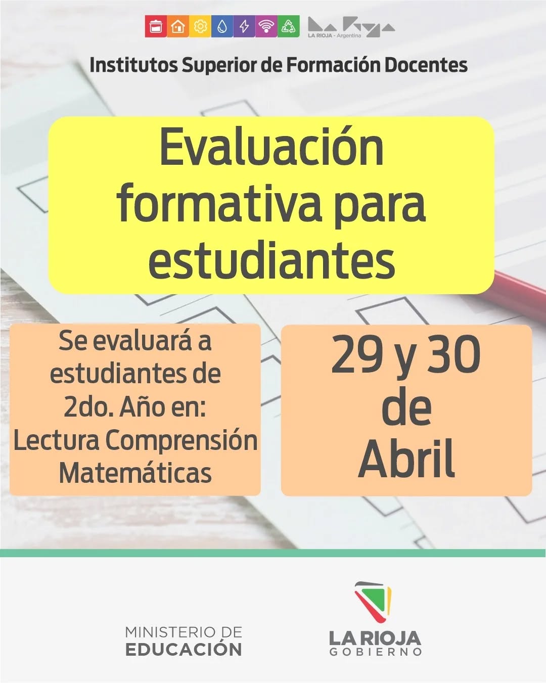 Evaluación Formativa para estudiantes de los ISFD