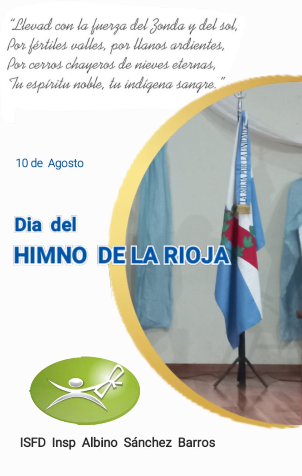 10 de agosto: "Día del Himno de La Rioja"
