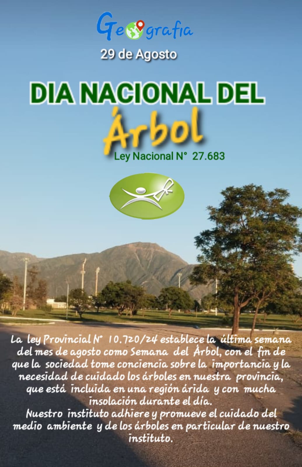 29 de agosto: "Día Nacional del Árbol"