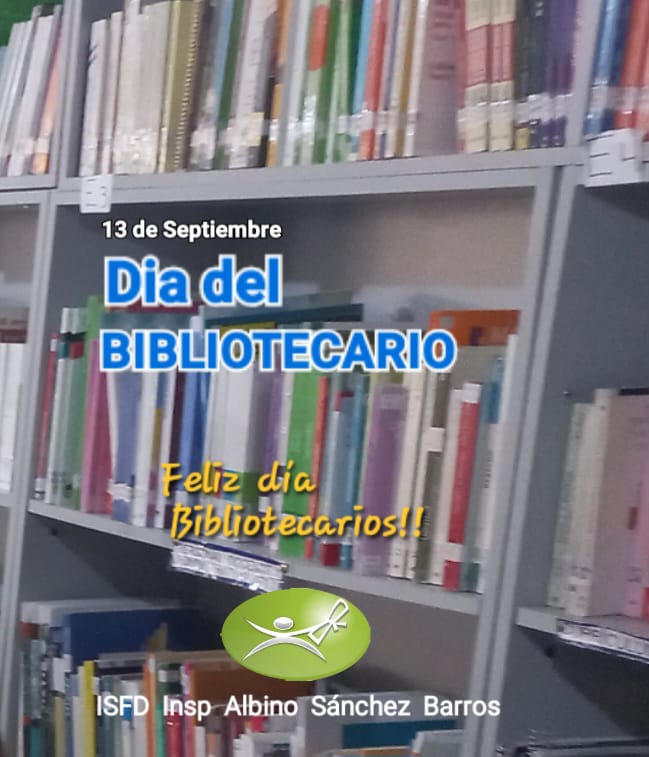 13 de septiembre: "Día de Bibliotecario"
