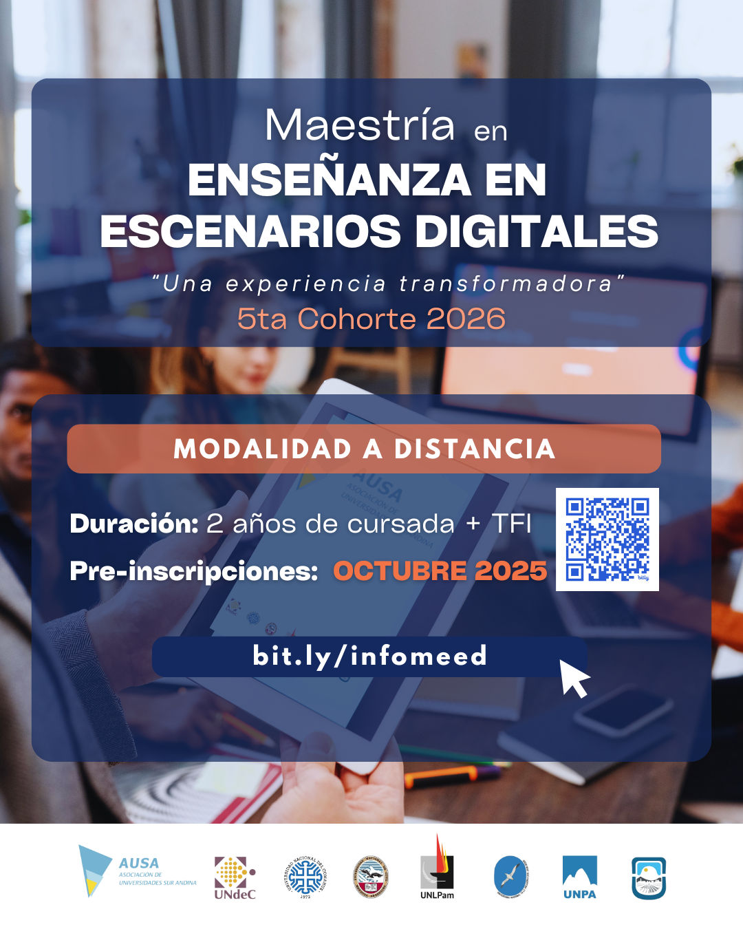 Preinscripciones - Maestría en Enseñanza en Escenarios Digitales - 5ta Cohorte 