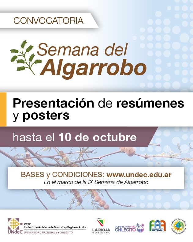 IX Edición de la Semana del Algarrobo - 27 al 31 de octubre
