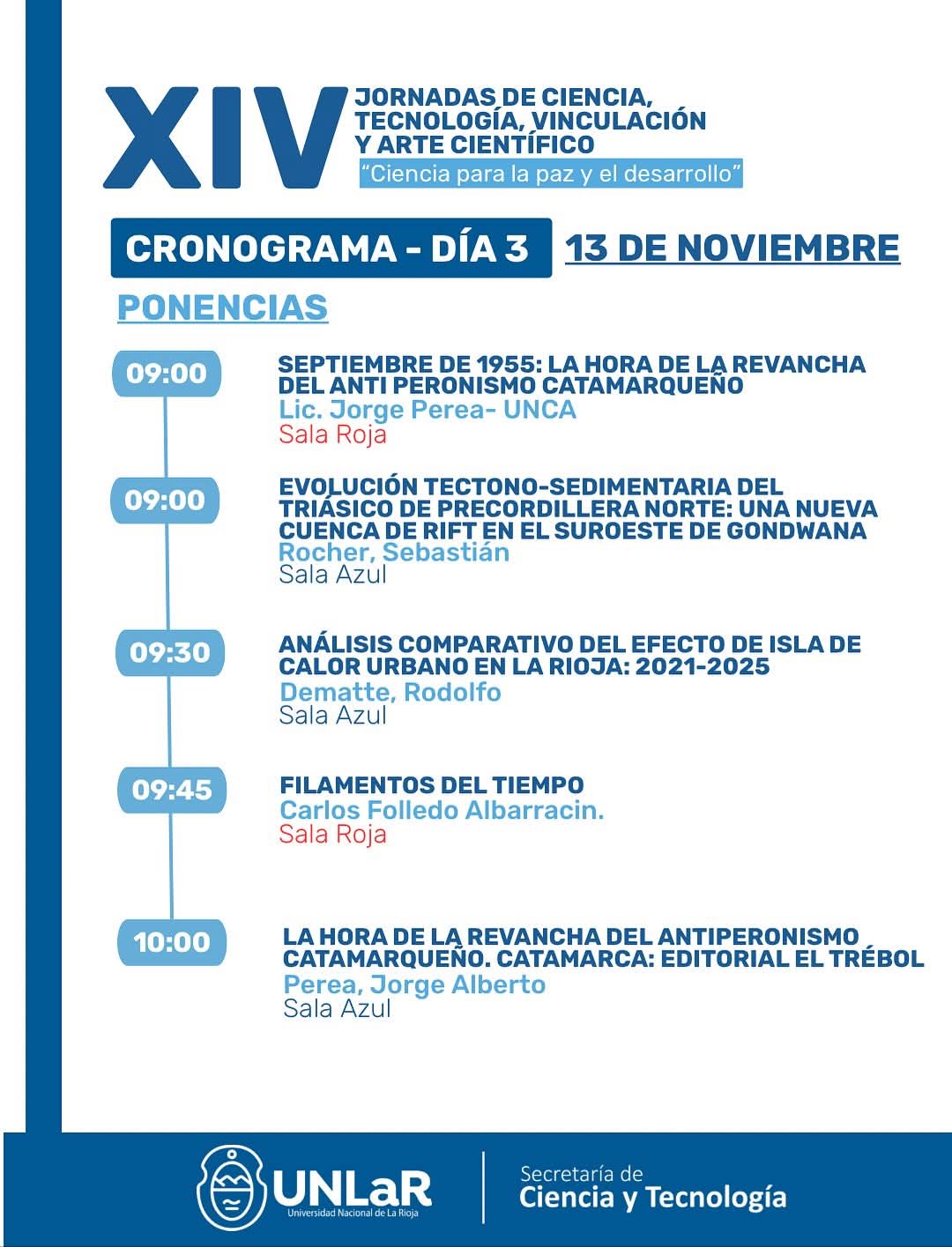 XIV Jornadas de Ciencia, Tecnología, Vinculación y 