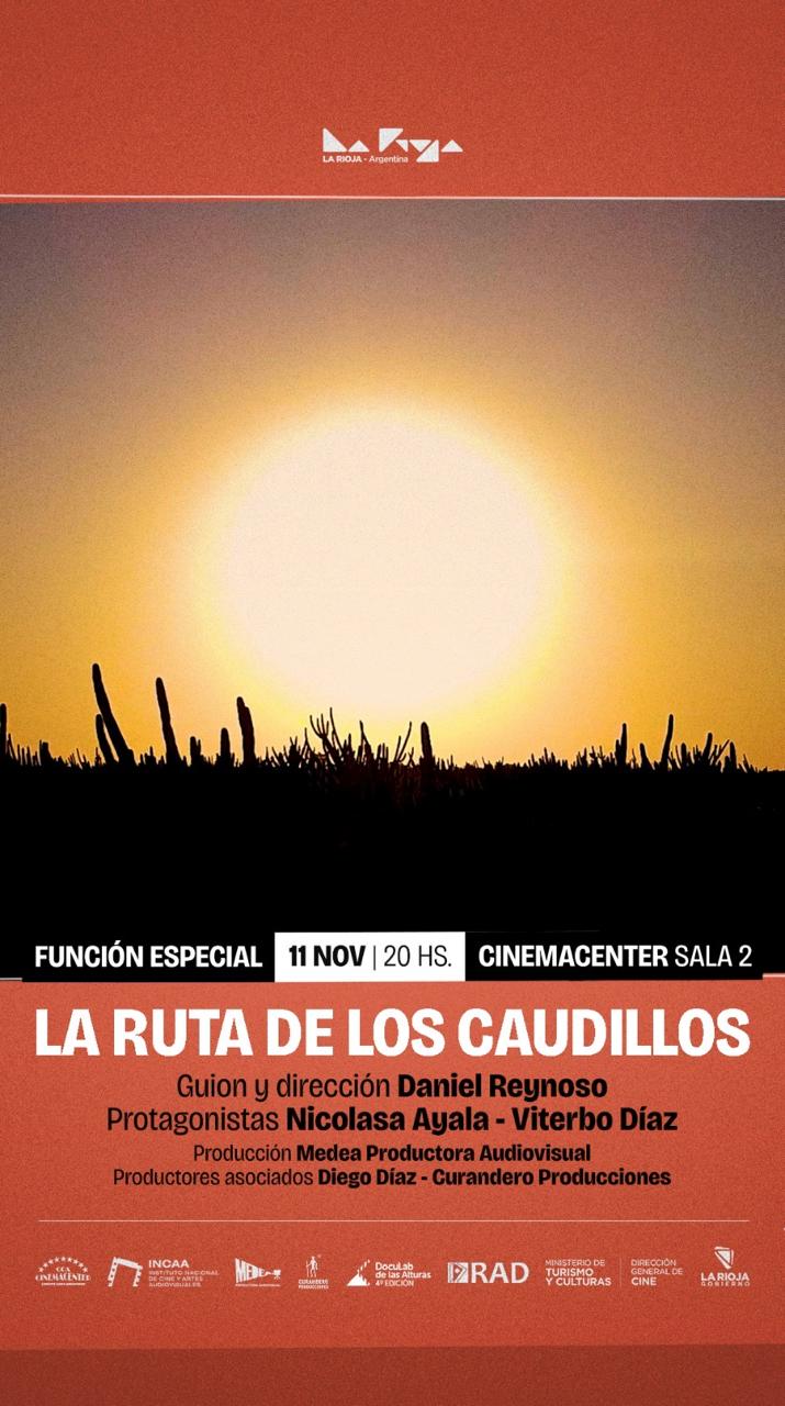 "LA RUTA DE LOS CAUDILLOS” EN CINEMACENTER
