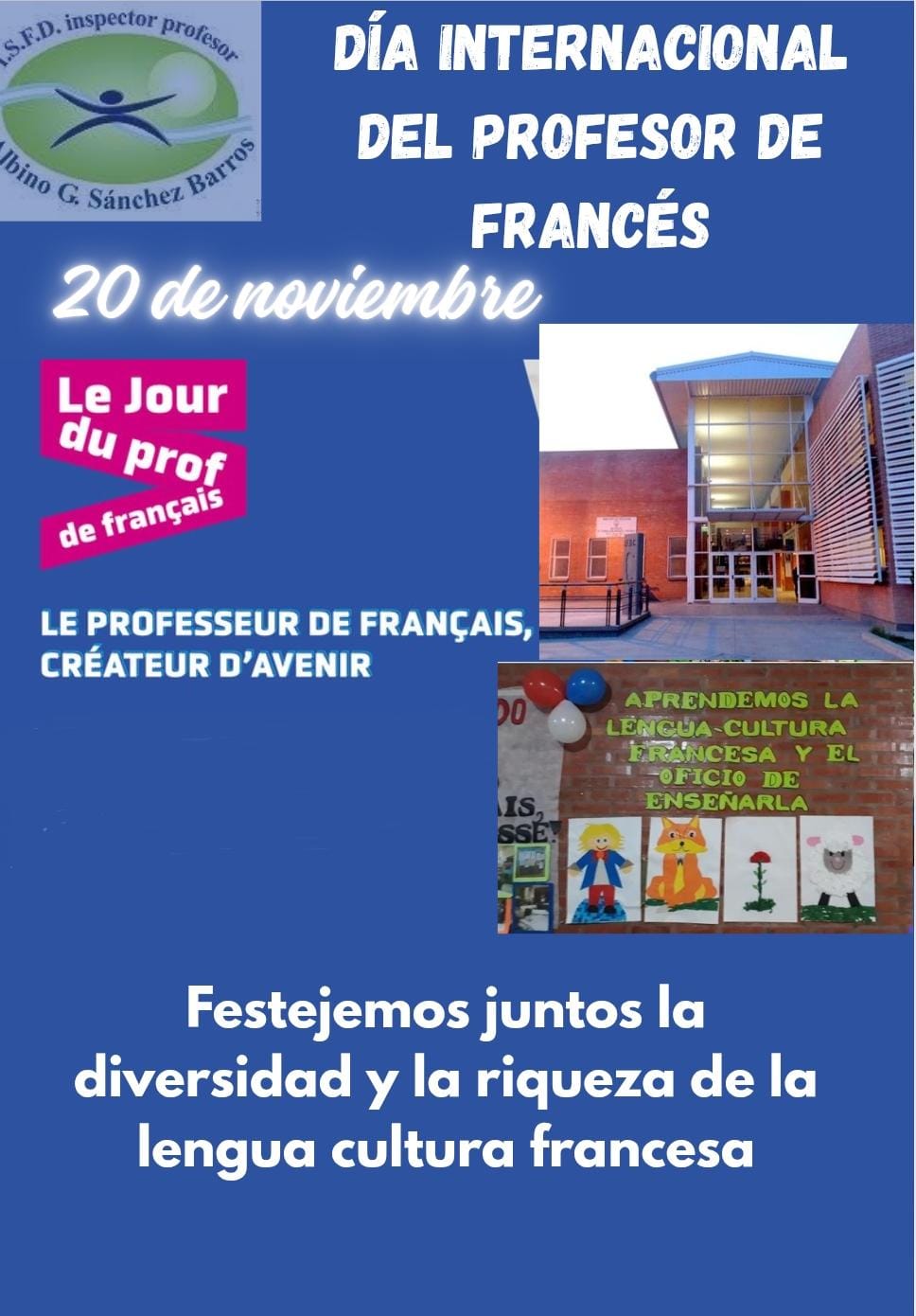 20 de noviembre: "Día Internacional del Profesor de Francés"