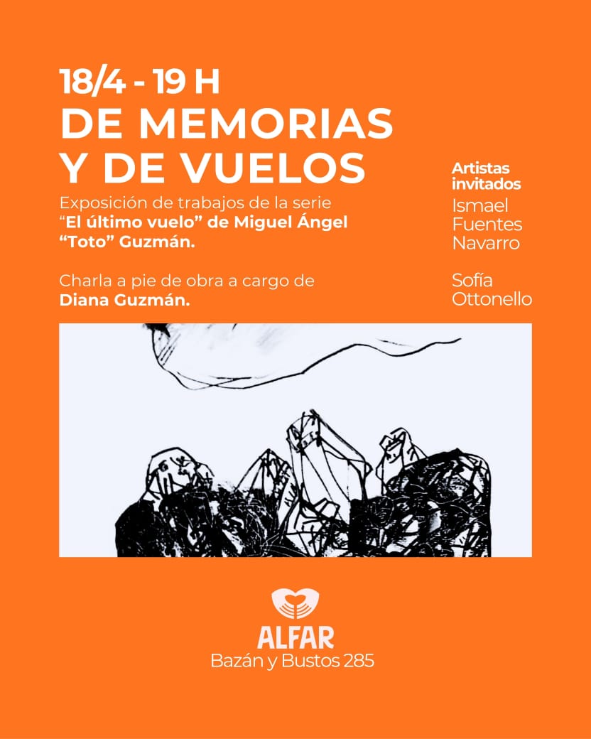 Invitación a la exposición: "De memorias y de vuelos" 