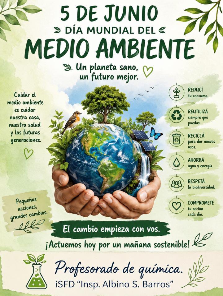 5 de Junio 2026: Día Mundial del Medio Ambiente 