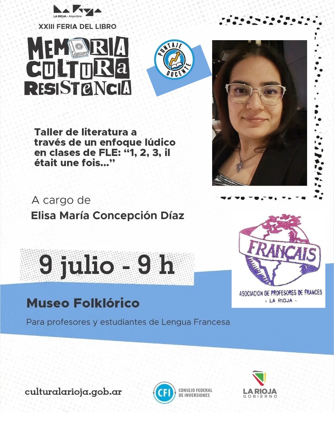 Taller de literatura francesa con enfoque lúdico en la XXIII Feria del Libro