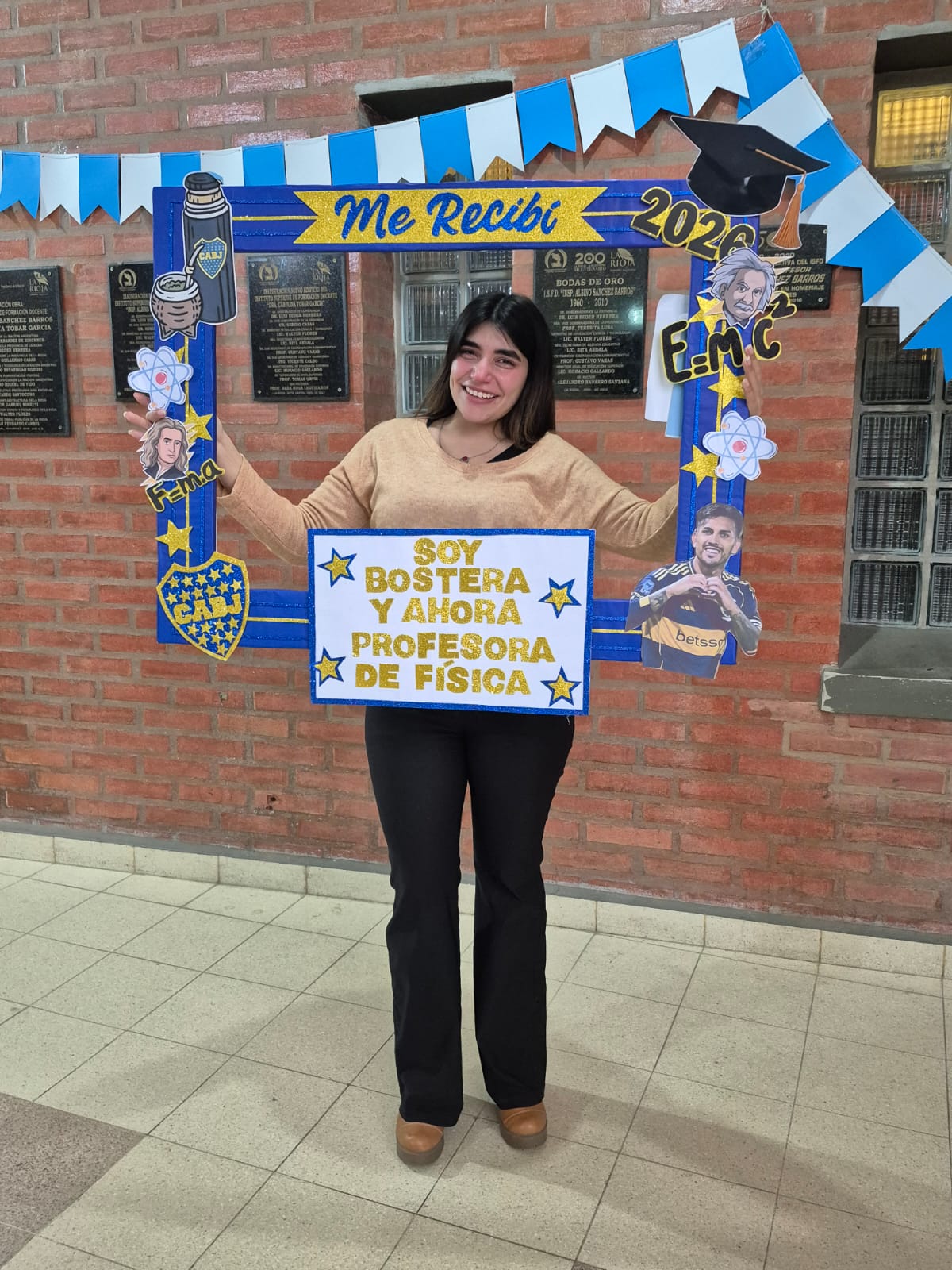 Orgullo del Albino Sánchez Barros: Nueva Profesora de Física, Celeste Martin