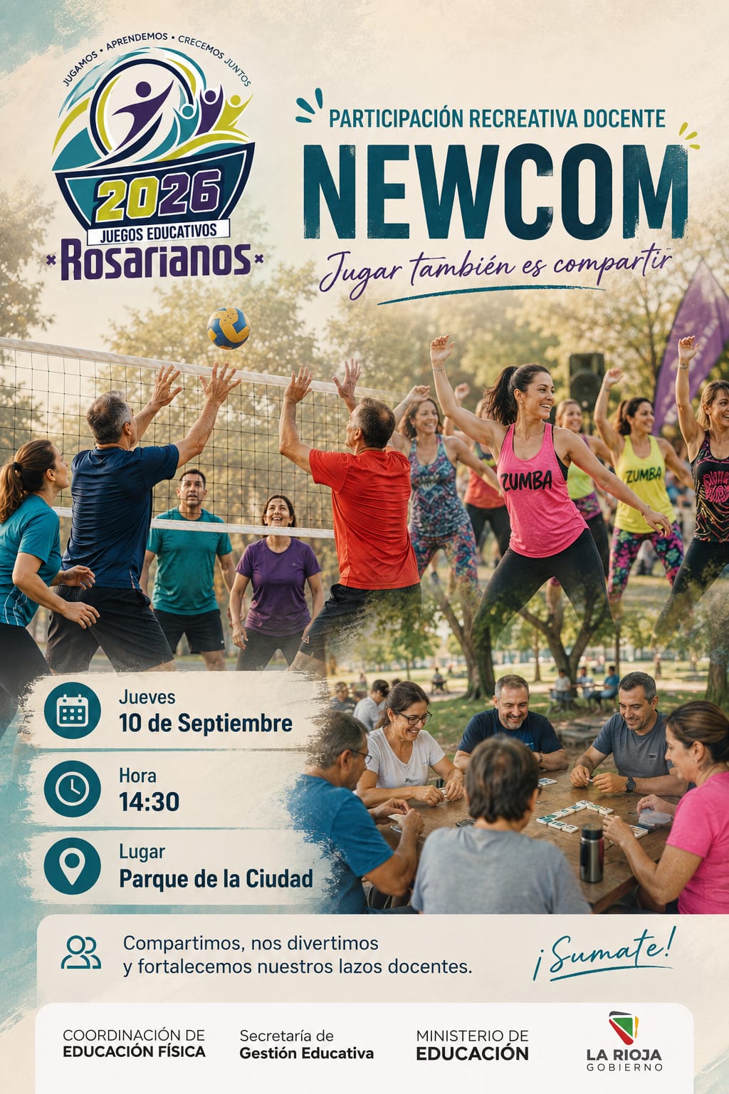  ¡LA FIESTA ES DE TODOS LOS DOCENTES!