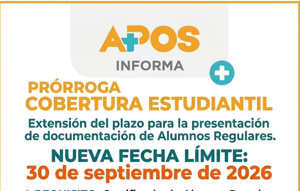  ATENCIÓN ESTUDIANTES! Prórroga para actualizar tu condición de afiliado/a 