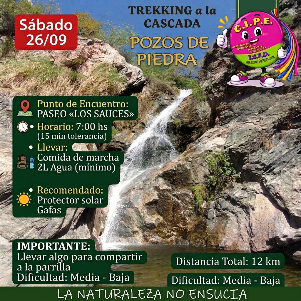 Trekking a la Cascada Pozos de Piedra