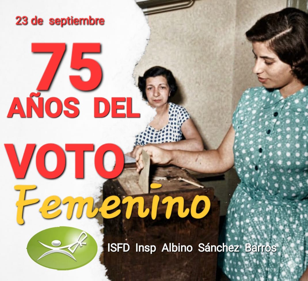 23 DE SEPTIEMBRE – DÍA DEL VOTO FEMENINO
