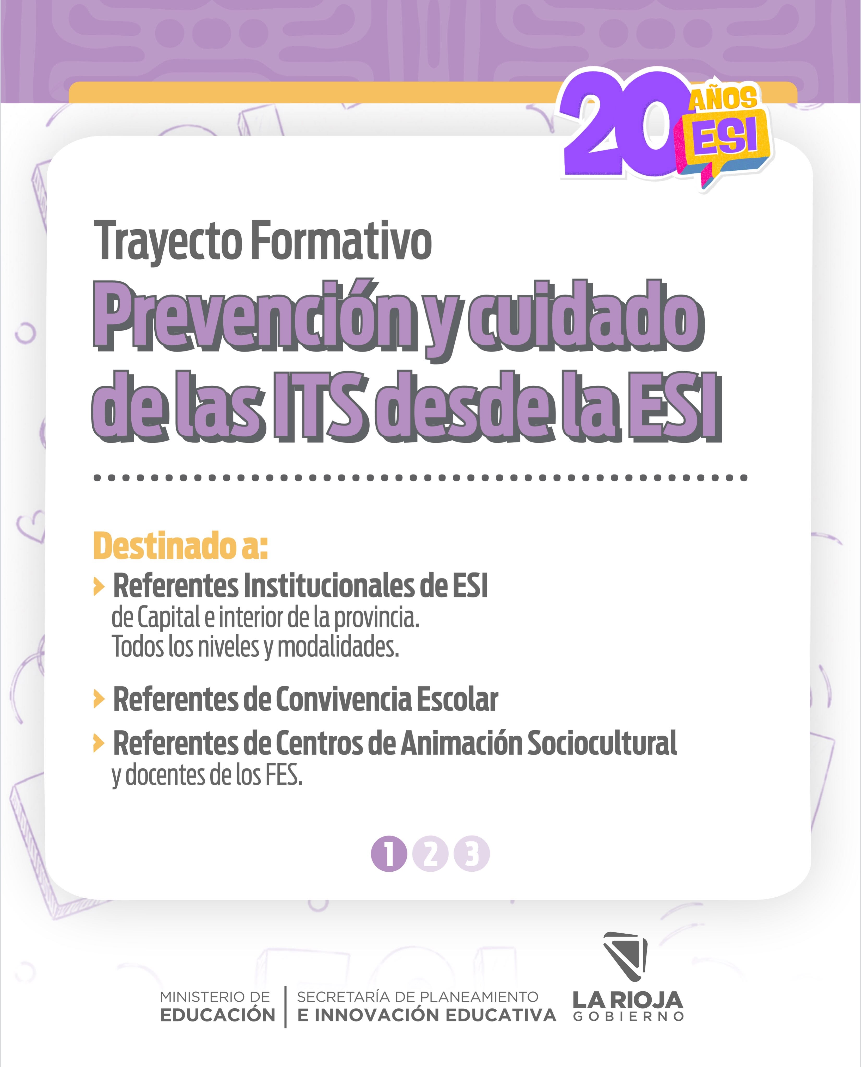 Publicación de Educación Sexual Integral La Rioja - 08/10/2026