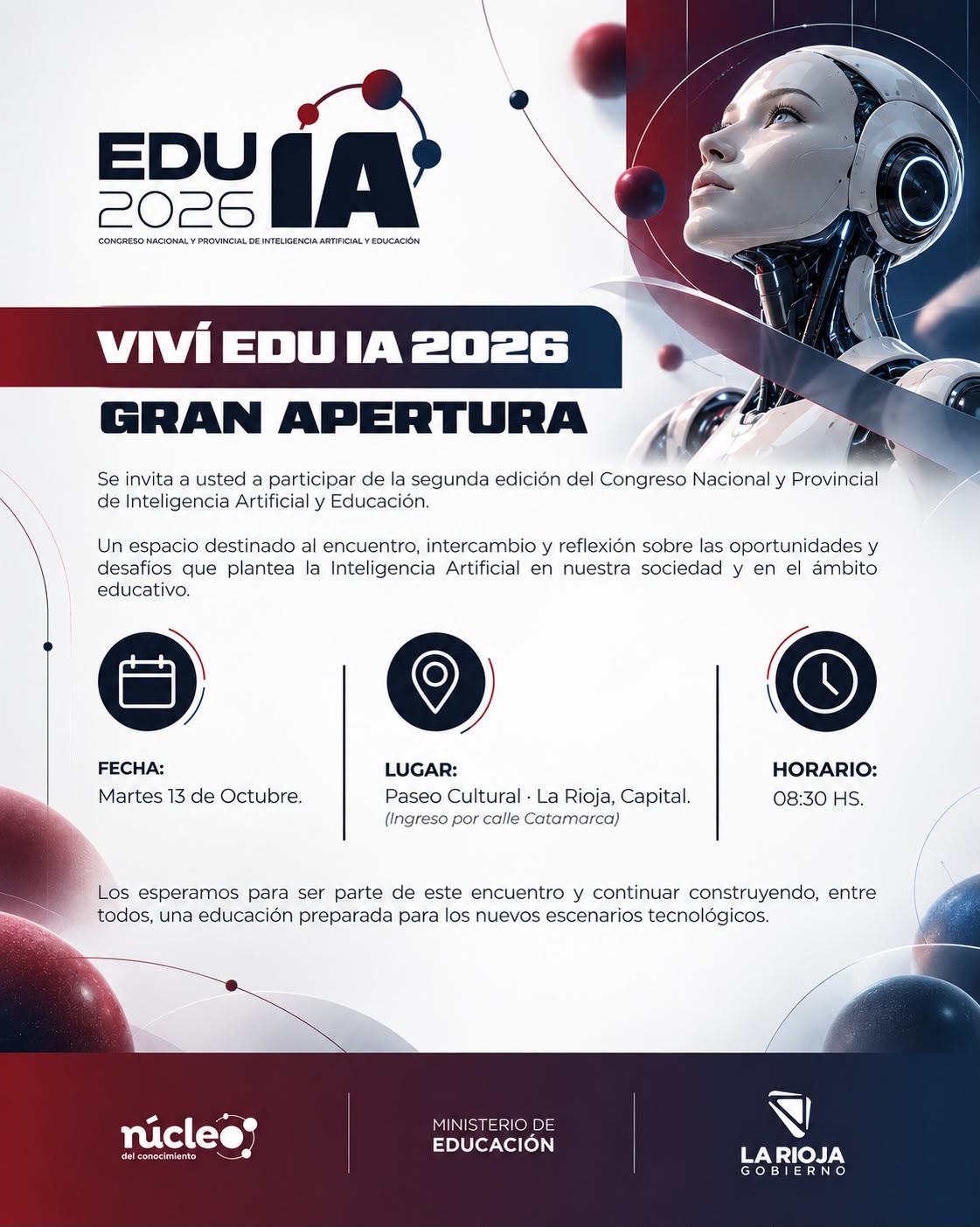 DGES invita al 2° edición del “Congreso Nacional y Provincial de Inteligencia Artificial y Educación”