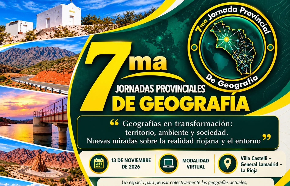 Publicación de Isfdytp Victor M Quintero -  7ma Jornadas Provinciales de Geografía 2026